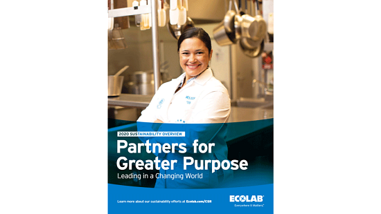 Cover of the 2020 Institutional Sustainability Overview